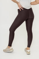 Original Tencel Leggings Hidden Pockets Cocoa Brown 3
