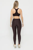 Original Tencel Leggings with Side Pockets Cocoa Brown 2