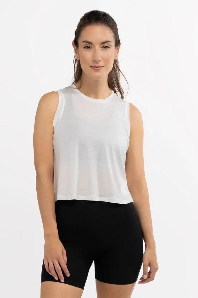 AER Relaxed Tencel Crop Top